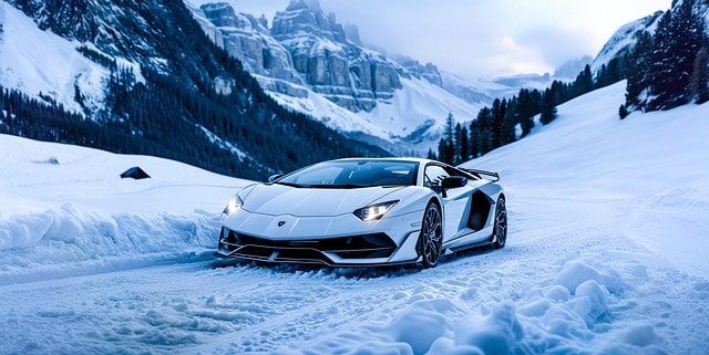 lamborghini, winter, super car, snow, nature, landscape, iceland, vehicle, automobile, transport, luxury, italy, alps, mountains, alpine, lamborghini, lamborghini, lamborghini, lamborghini, lamborghini