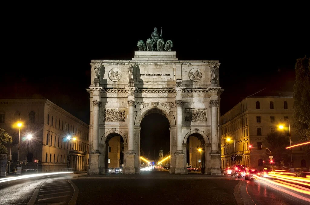 Münchner Stadtbild mit der Frauenkirche