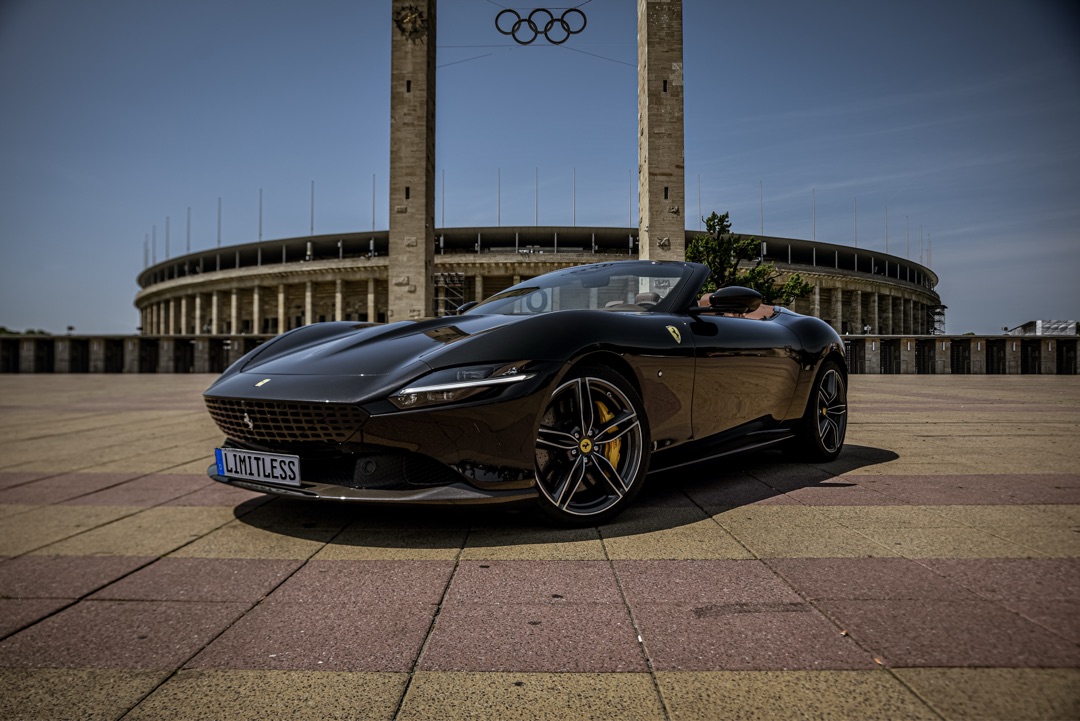 Ferrari Ferrari Roma Spider 2025 mieten Berlin Cabrio Roadster Exot Sportwagen Hochzeitsauto Lamborghini mieten